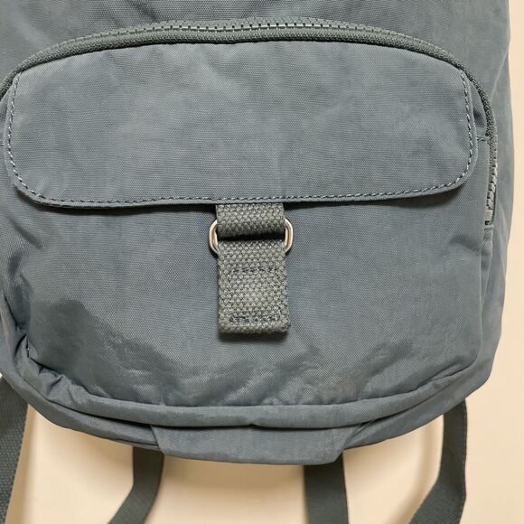 Kipling Backpack Queenie Mystic Blue Travel Carry On nylon knapsack - Picture 4 of 12